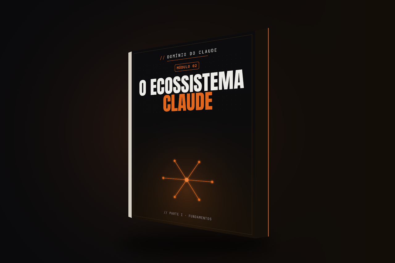 Capa do módulo 02 — O Ecossistema Claude: plataformas, modelos e como ele pensa