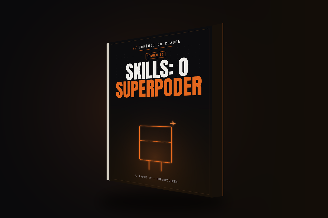 Capa do módulo 06 — Skills: o Superpoder do Claude